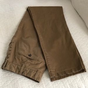 Boden Men’s Regular Fit Flat Front Trousers/Pants